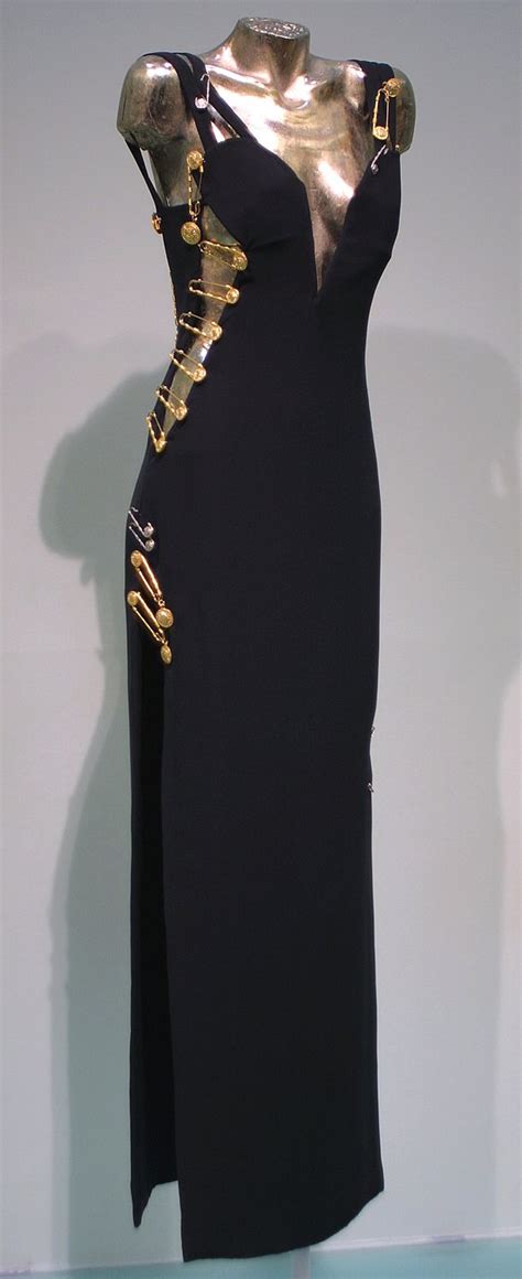 Versace Vintage Black Dress 